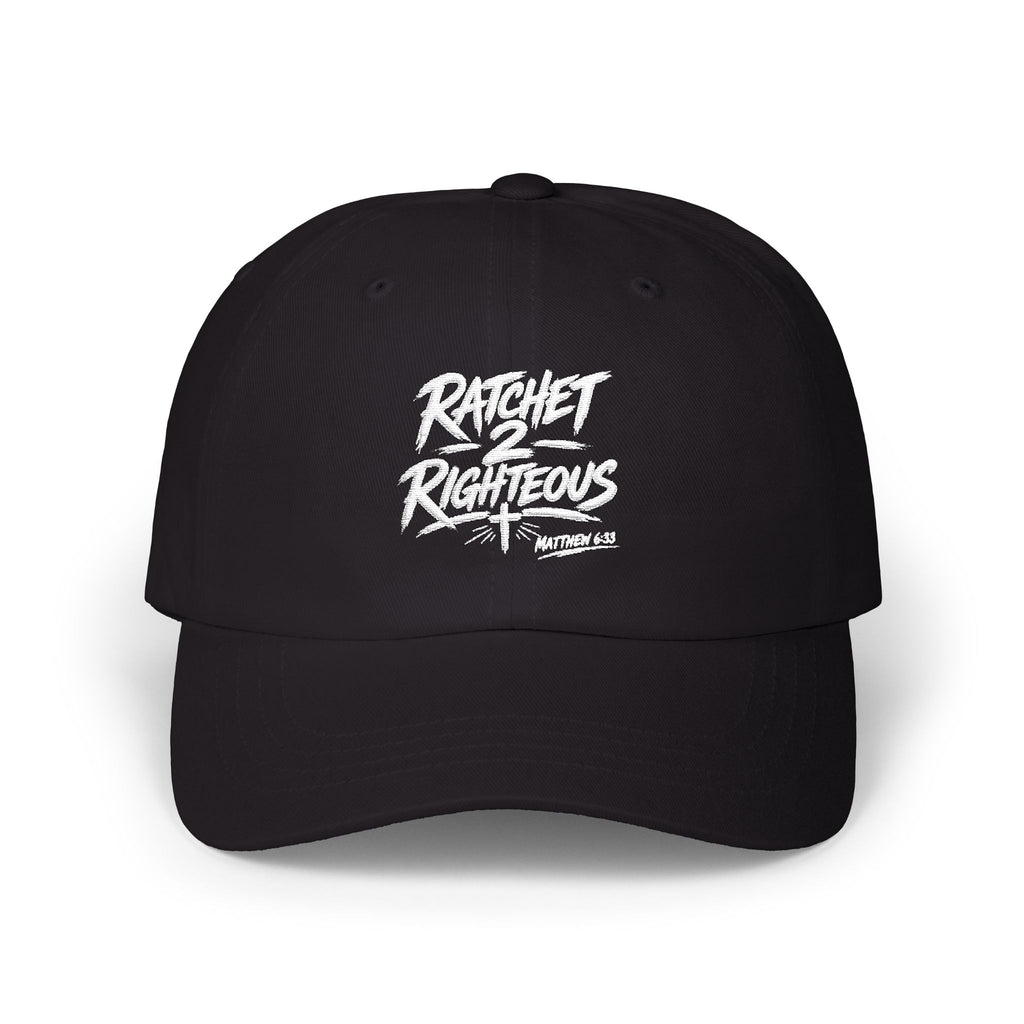 'Ratchet 2 Righteous' Embroidered Back-Strap Streetwear Cap