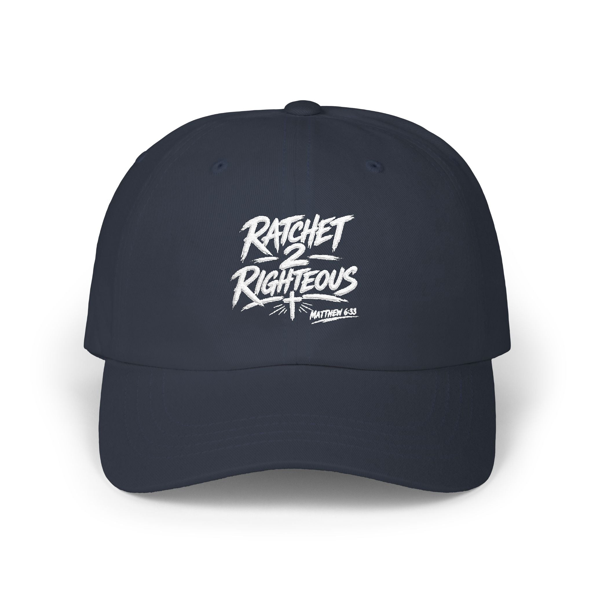 'Ratchet 2 Righteous' Embroidered Back-Strap Streetwear Cap