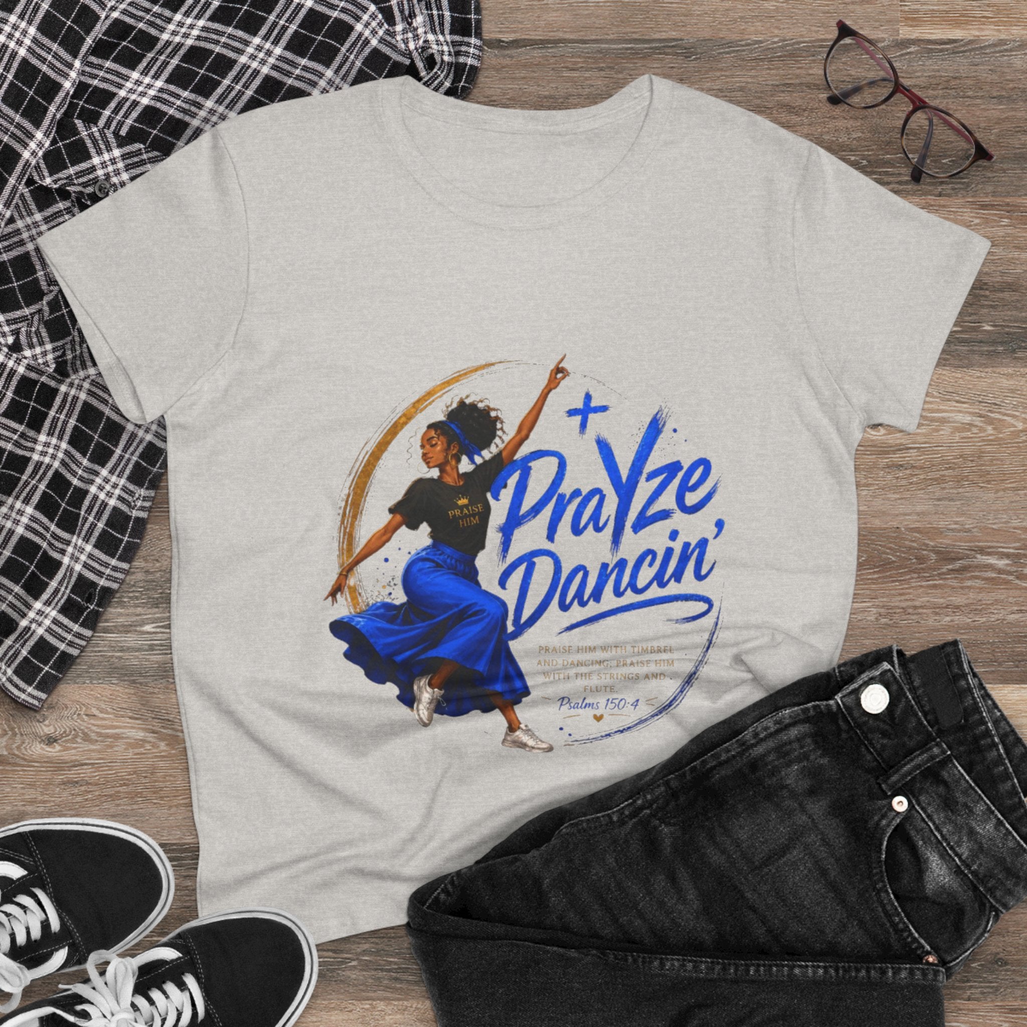 Praise Dancin' Tee — Women's Christian Worship Dance Shirt