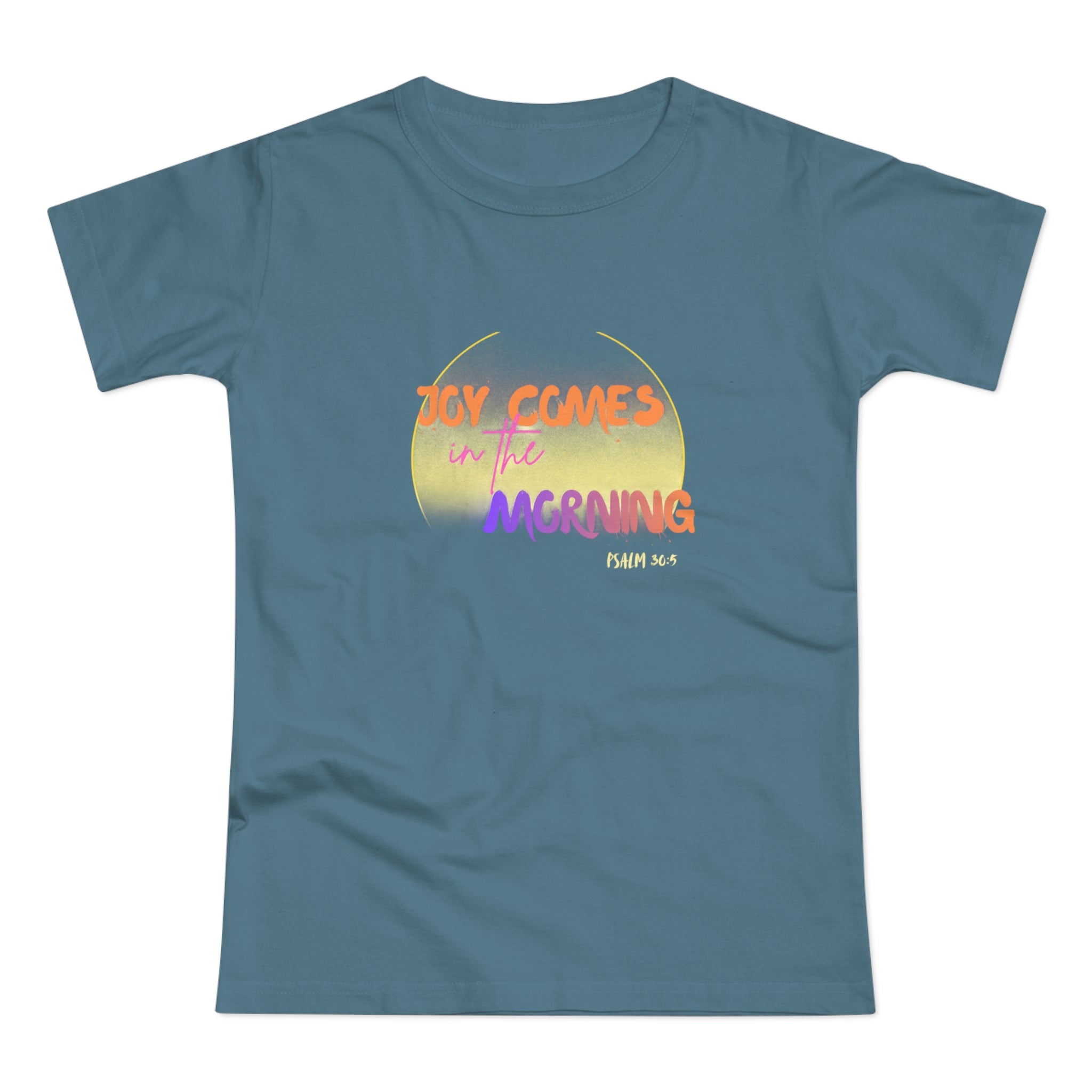 Joy Comes in the Morning Women's T-Shirt – Sunrise Graphic Tee