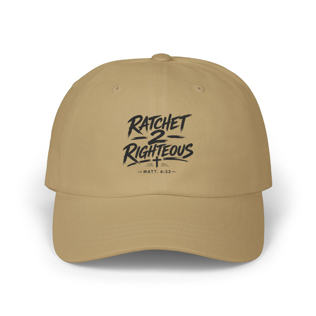 'Ratchet 2 Righteous' Embroidered Adjustable Strap Back Baseball Hat