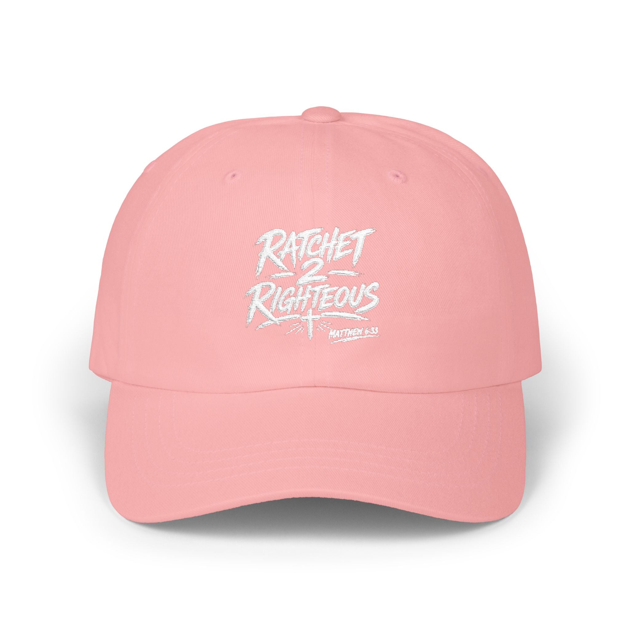 'Ratchet 2 Righteous' Embroidered Back-Strap Streetwear Cap