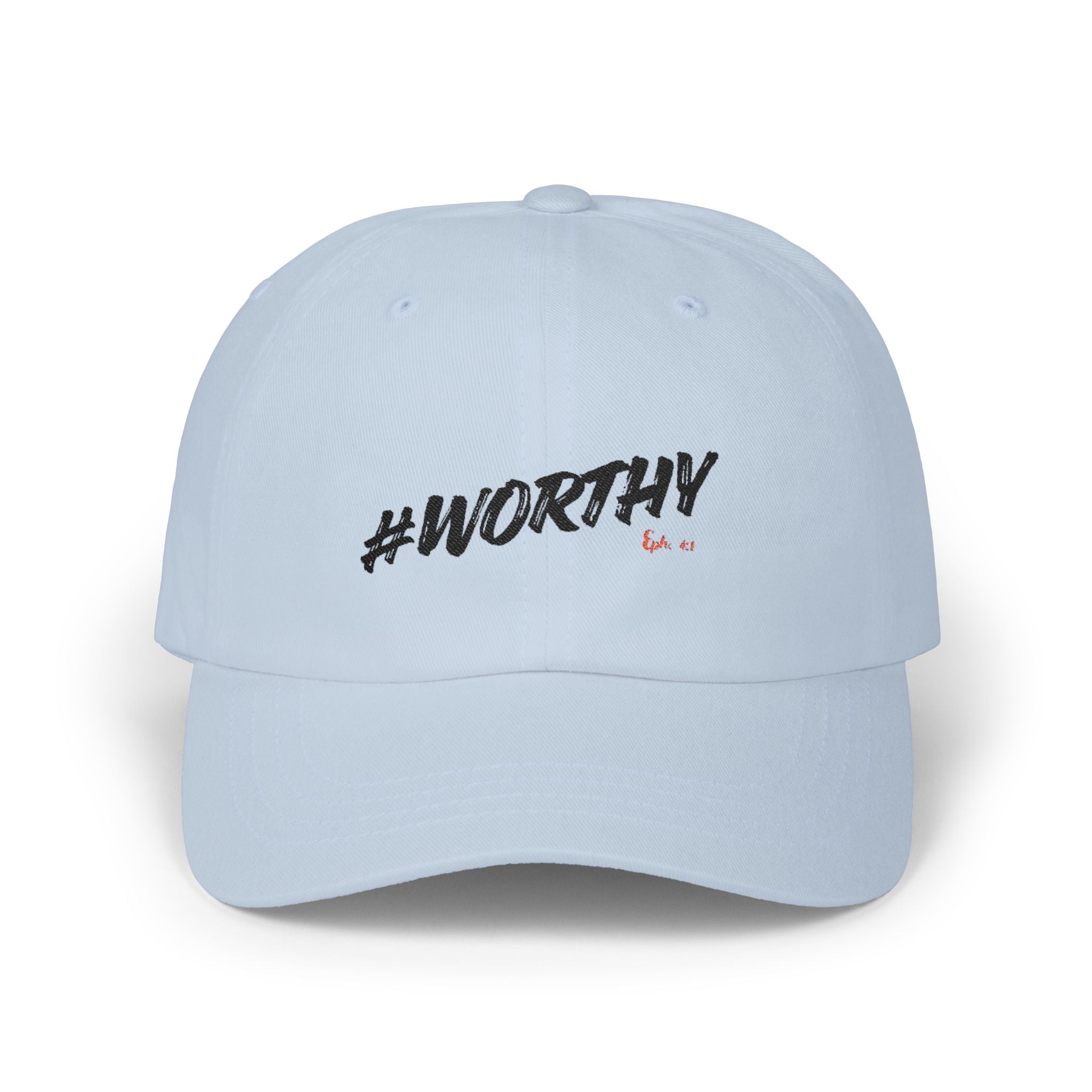 #WORTHY Embroidered Positive Message Hat