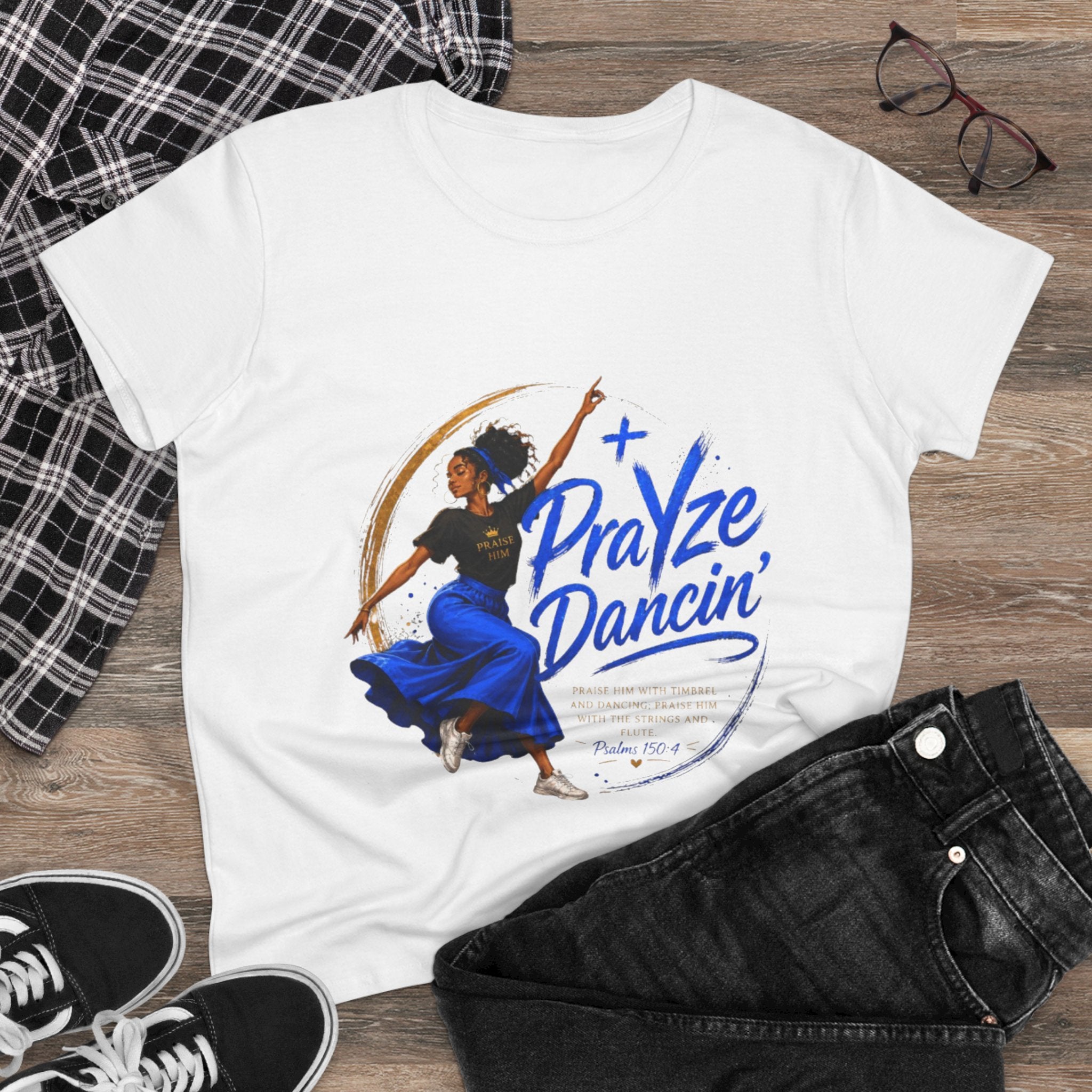 Praise Dancin' Tee — Women's Christian Worship Dance Shirt
