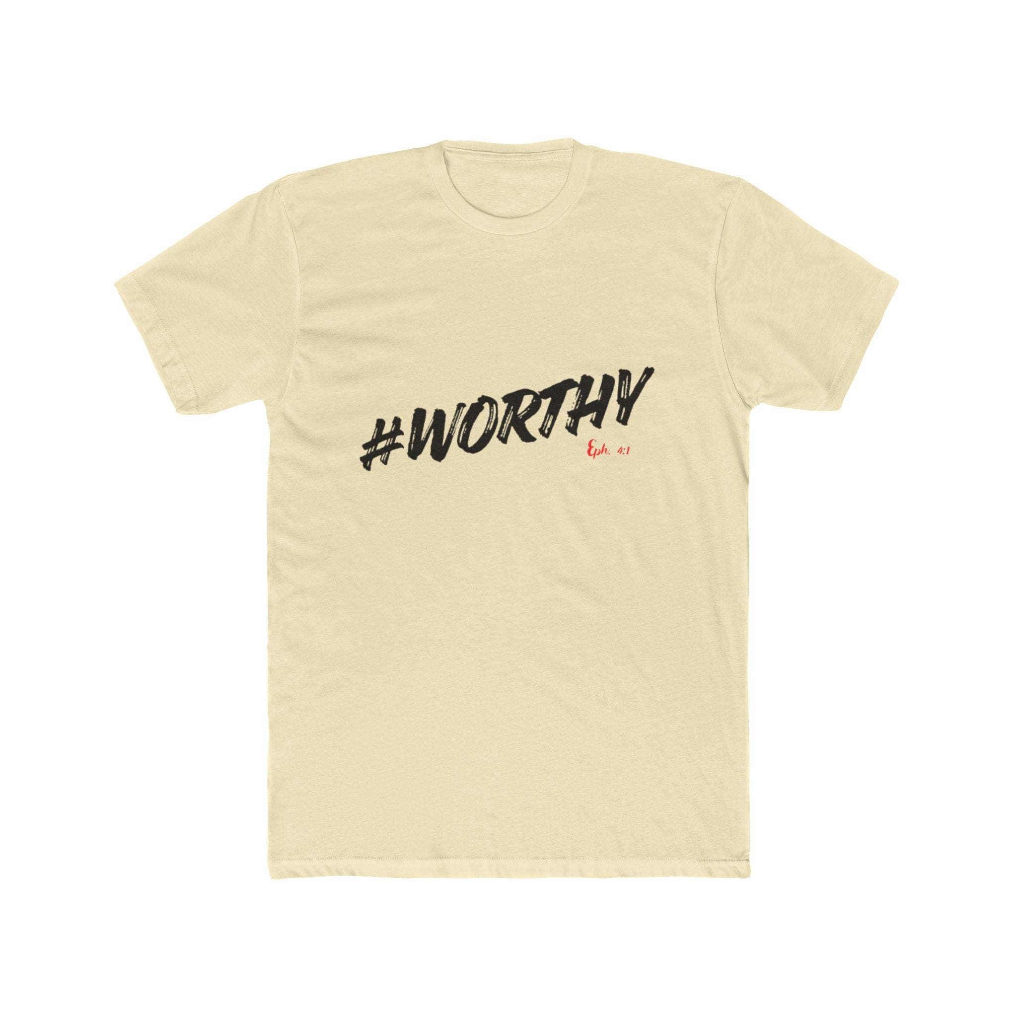 #WORTHY Crew Tee — Inspirational Graphic T-Shirt