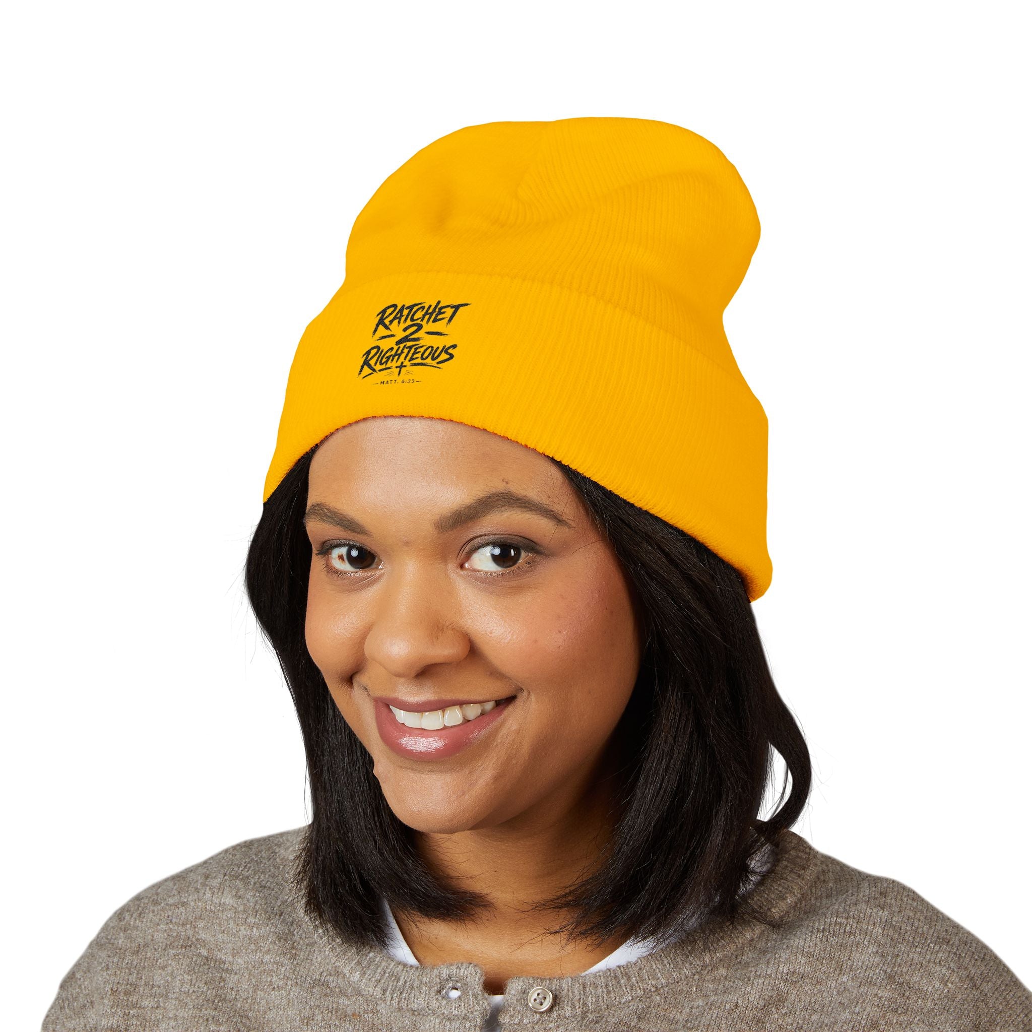 Ratchet 2 Righteous Cuffed Beanie — Classic Knit Winter Hat