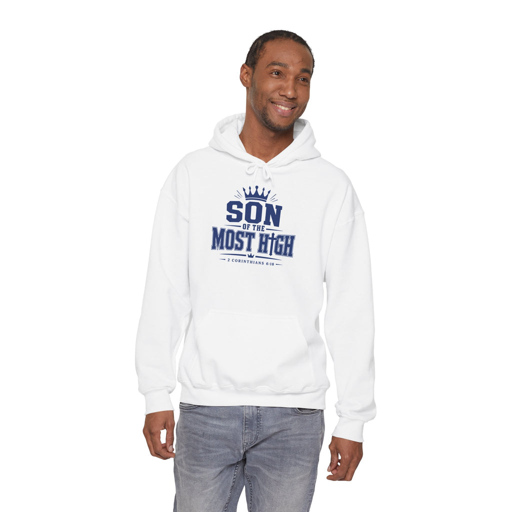 'Son of the Most High' Hoodie — Christian Faith Crown Sweatshirt