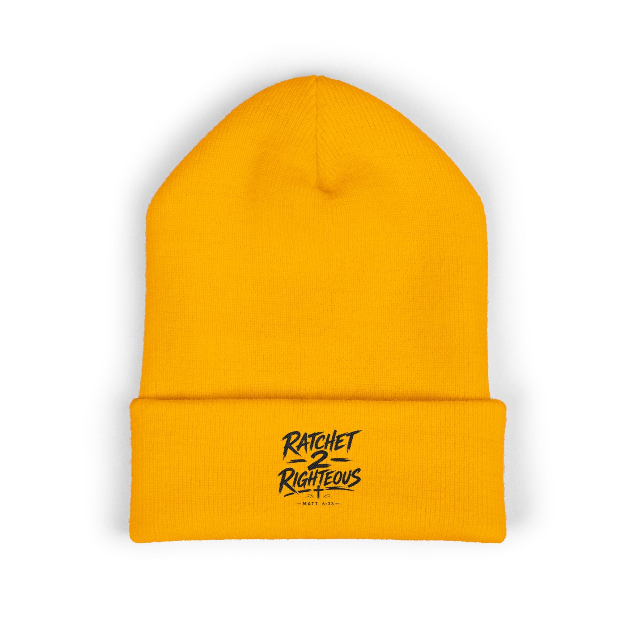 Ratchet 2 Righteous Cuffed Beanie — Classic Knit Winter Hat