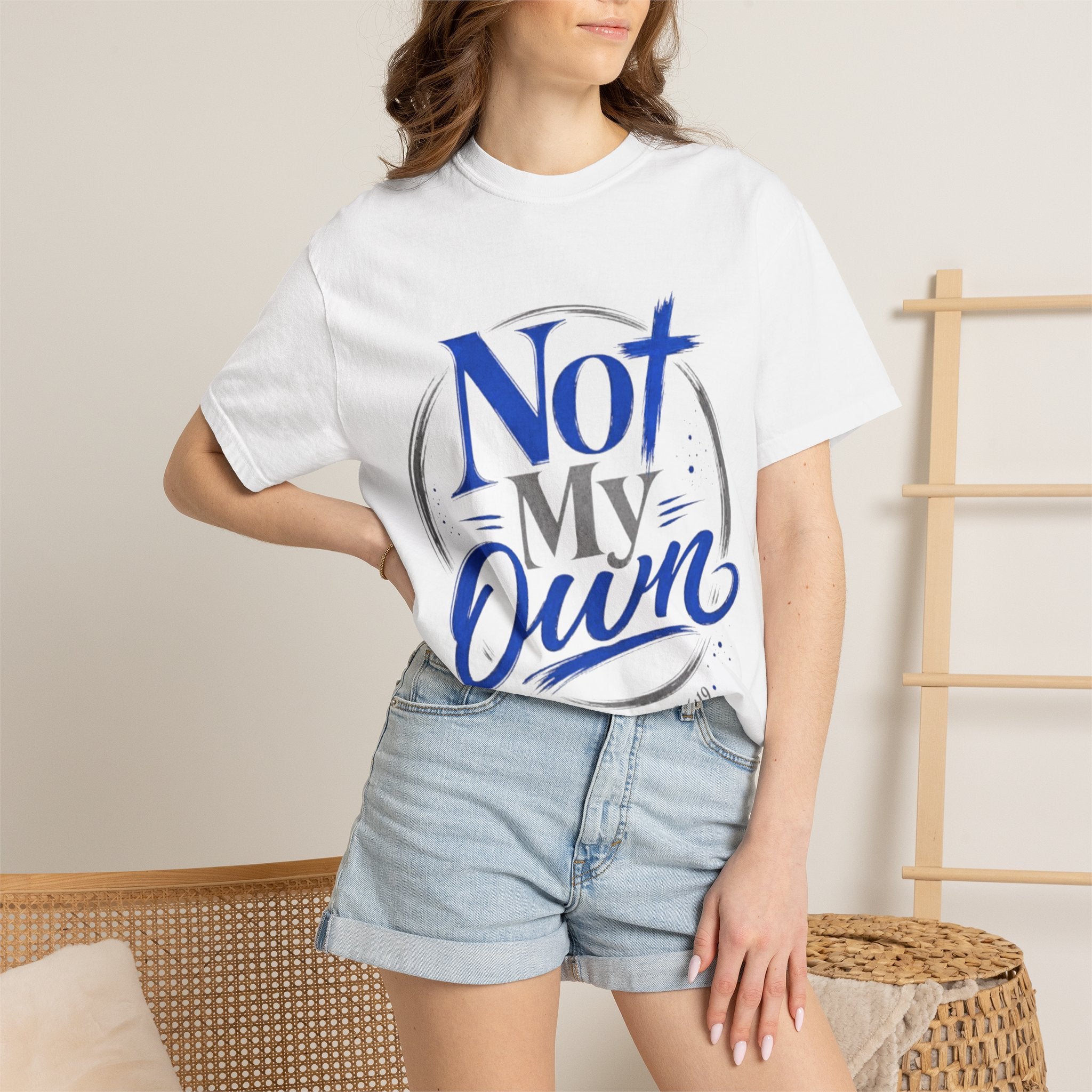 Not My Own T-Shirt — Christian Faith Graphic Tee (1 Corinthians 6:19)