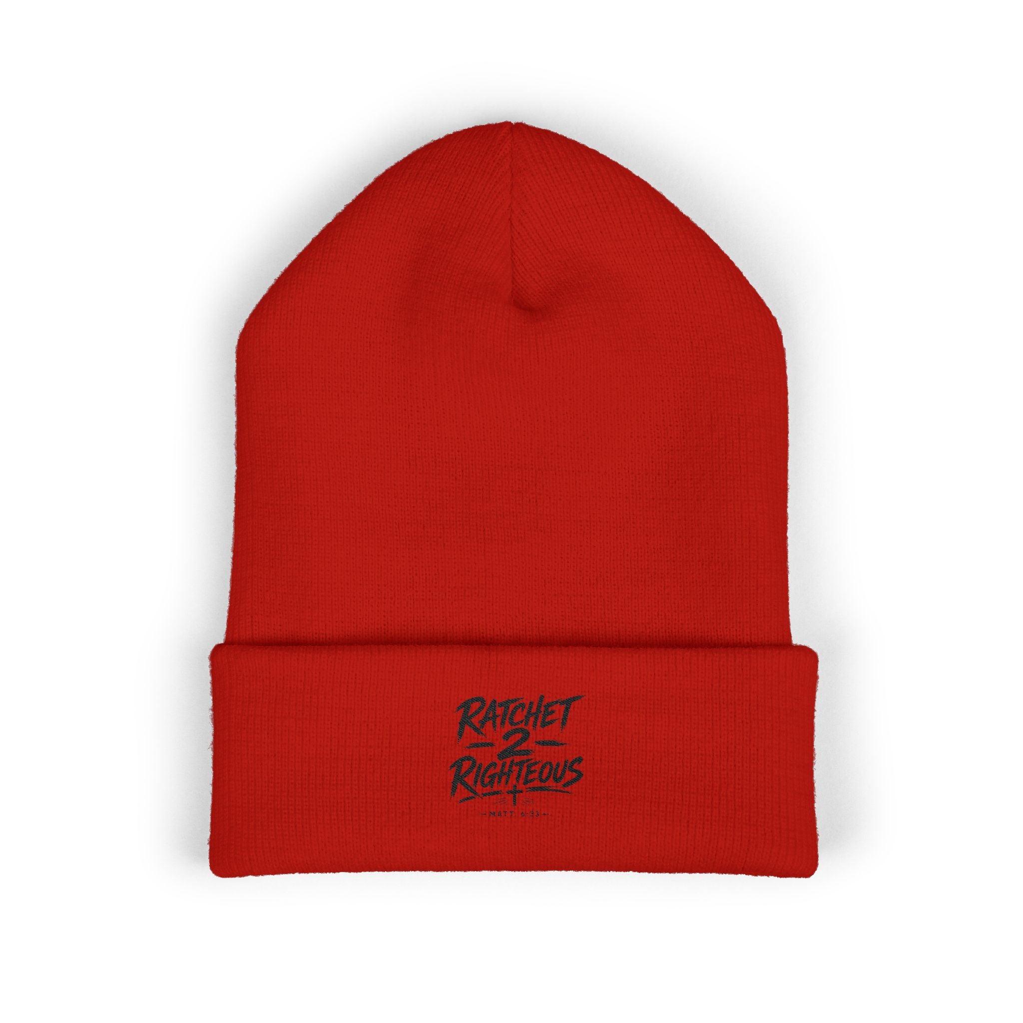 Ratchet 2 Righteous Cuffed Beanie — Classic Knit Winter Hat