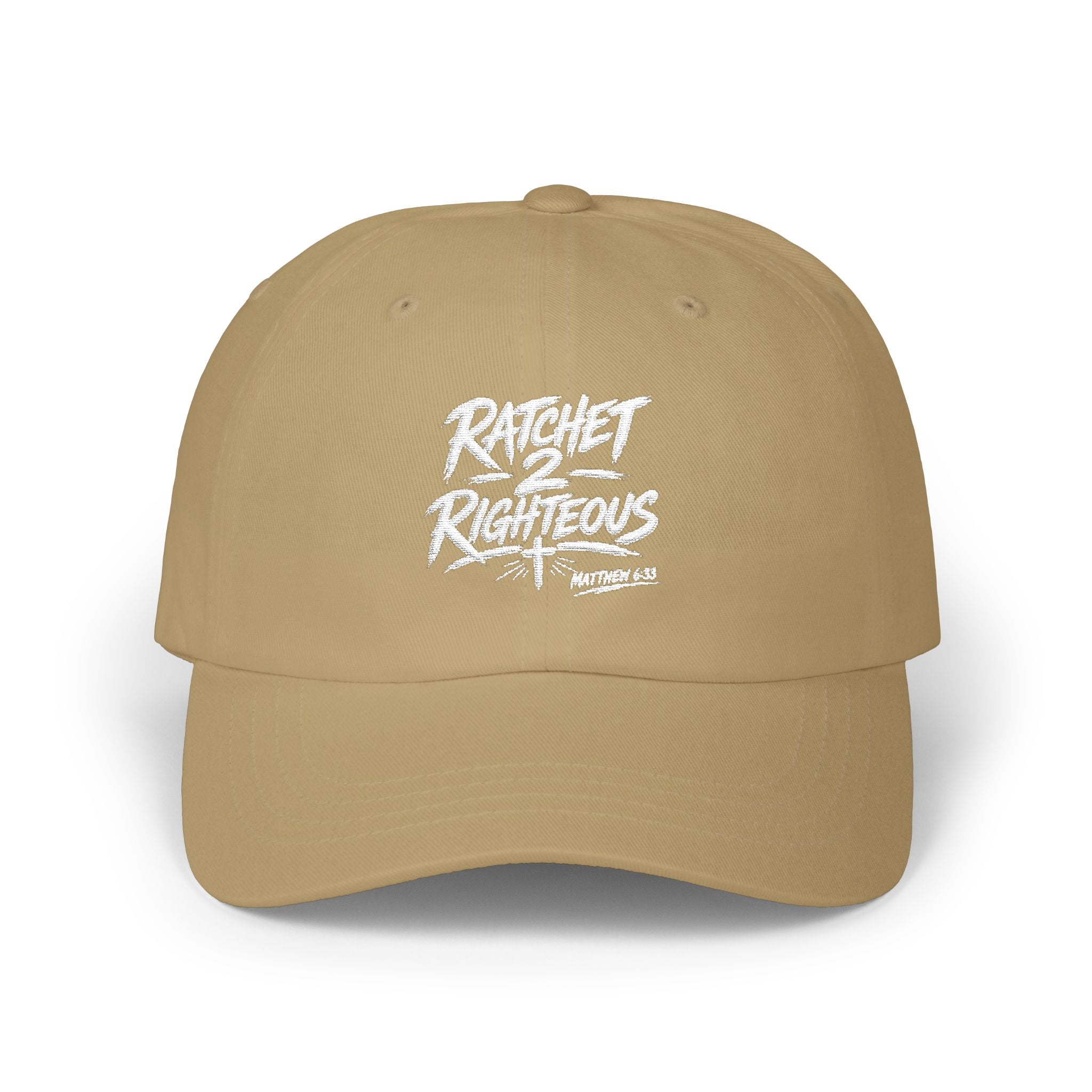 'Ratchet 2 Righteous' Embroidered Back-Strap Streetwear Cap