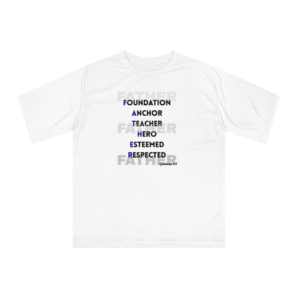 Father Acronym T-Shirt — "Father: Foundation, Anchor, Teacher, Hero"
