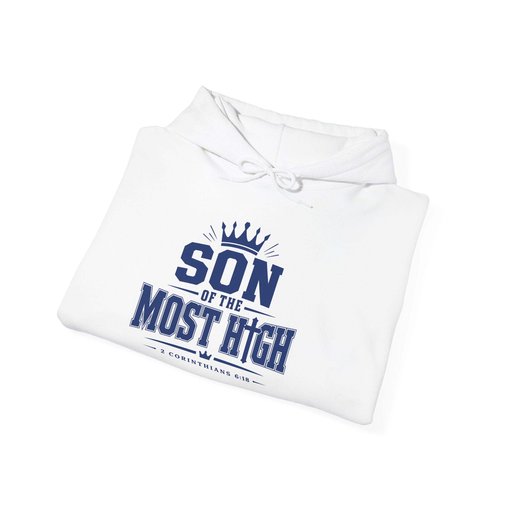 'Son of the Most High' Hoodie — Christian Faith Crown Sweatshirt