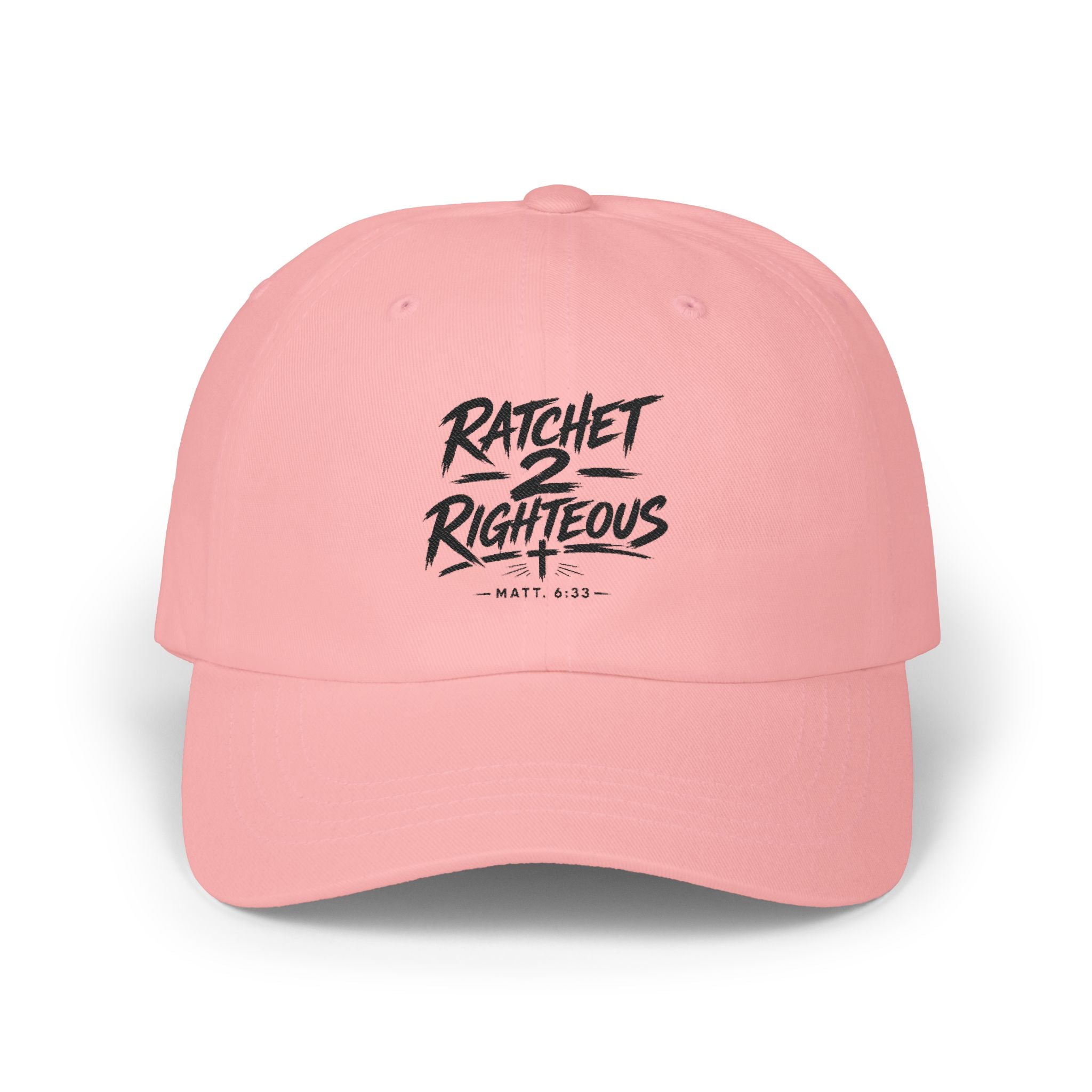 'Ratchet 2 Righteous' Embroidered Adjustable Strap Back Baseball Hat