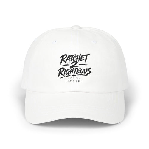'Ratchet 2 Righteous' Embroidered Adjustable Strap Back Baseball Hat