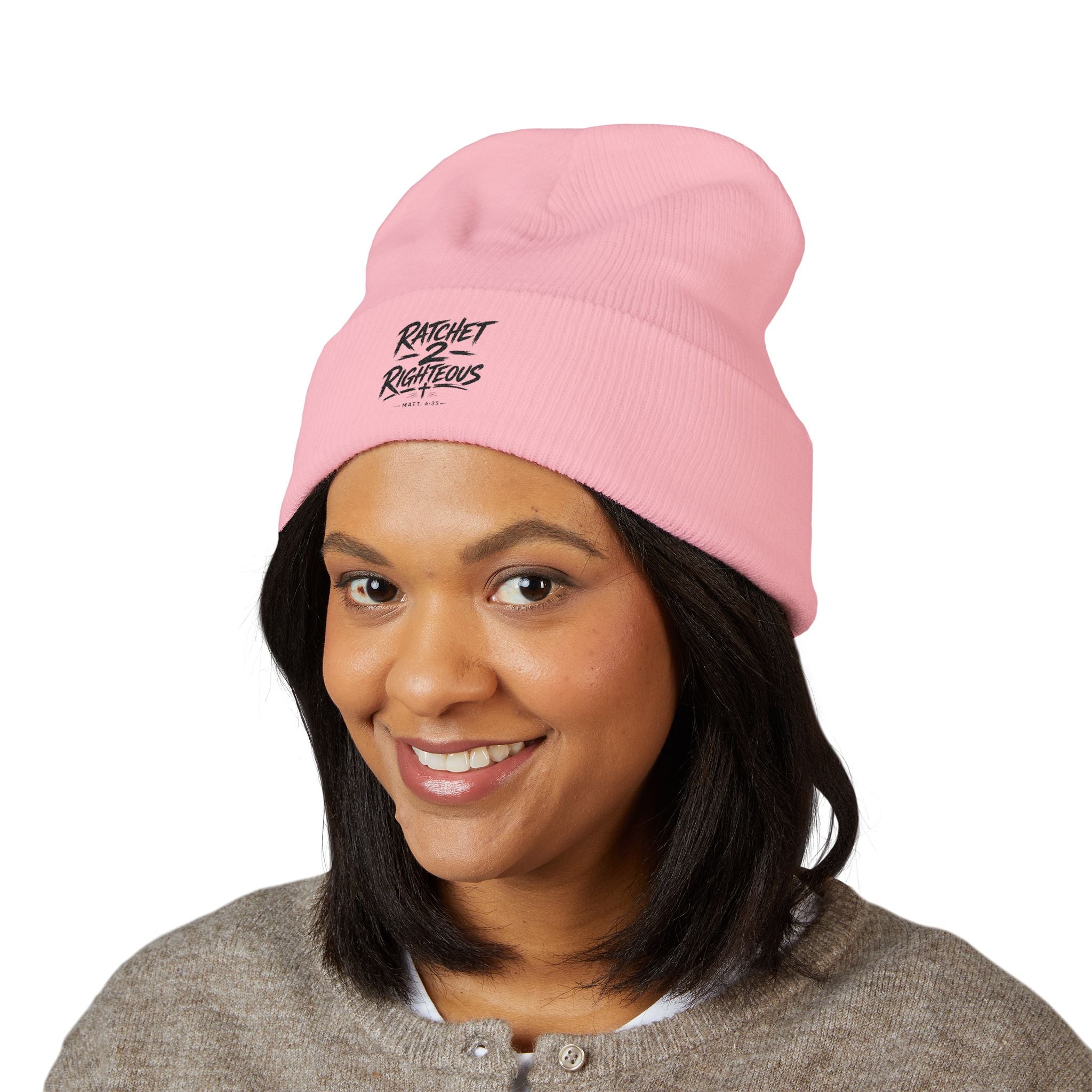 Ratchet 2 Righteous Cuffed Beanie — Classic Knit Winter Hat