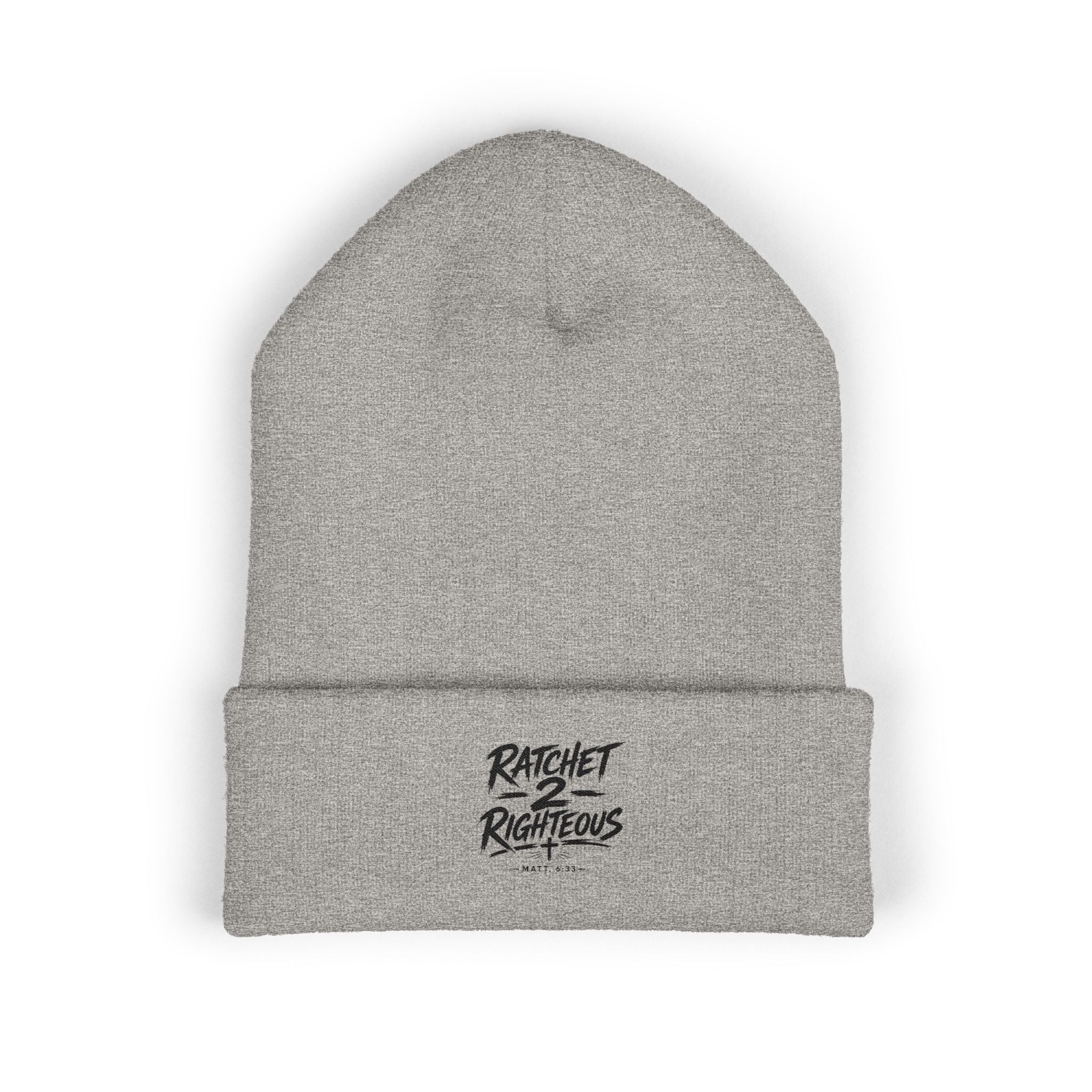 Ratchet 2 Righteous Cuffed Beanie — Classic Knit Winter Hat