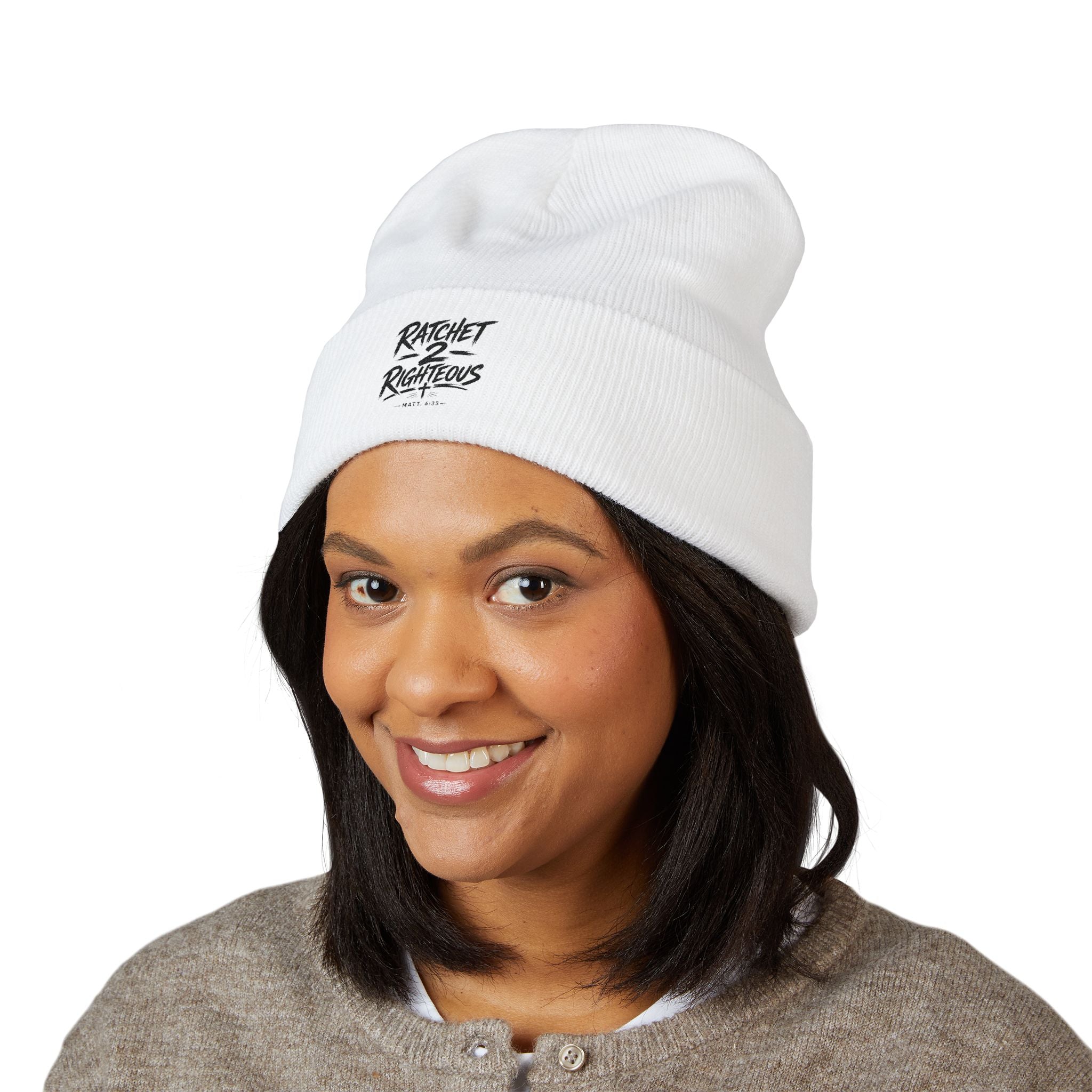 Ratchet 2 Righteous Cuffed Beanie — Classic Knit Winter Hat