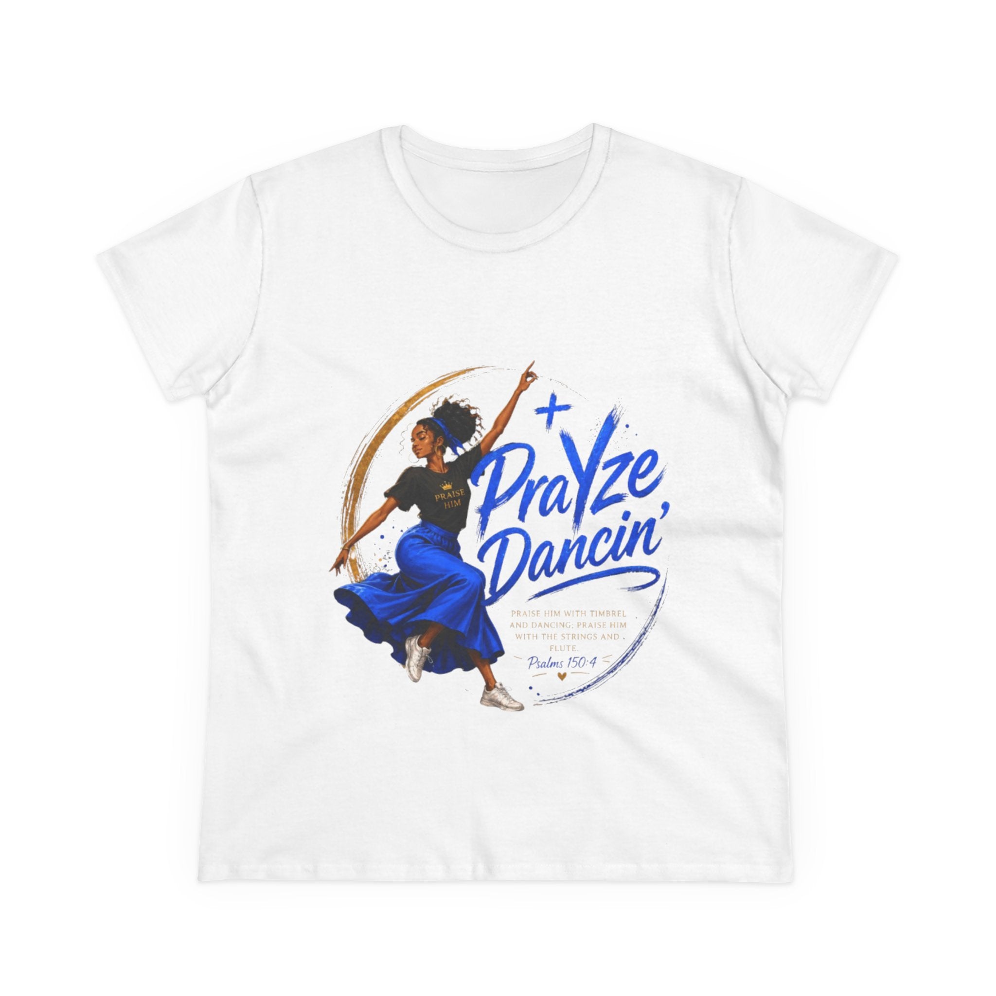 Praise Dancin' Tee — Women's Christian Worship Dance Shirt