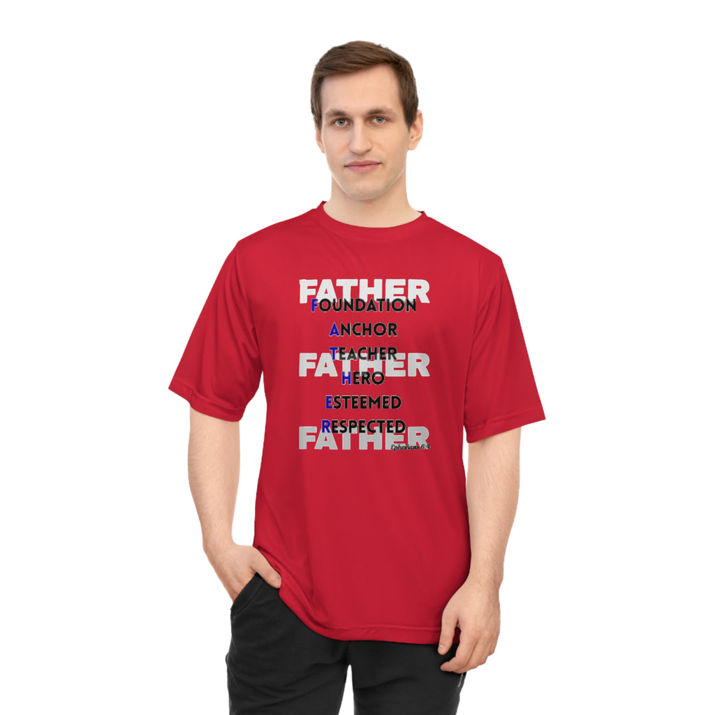 Father Acronym T-Shirt — "Father: Foundation, Anchor, Teacher, Hero"