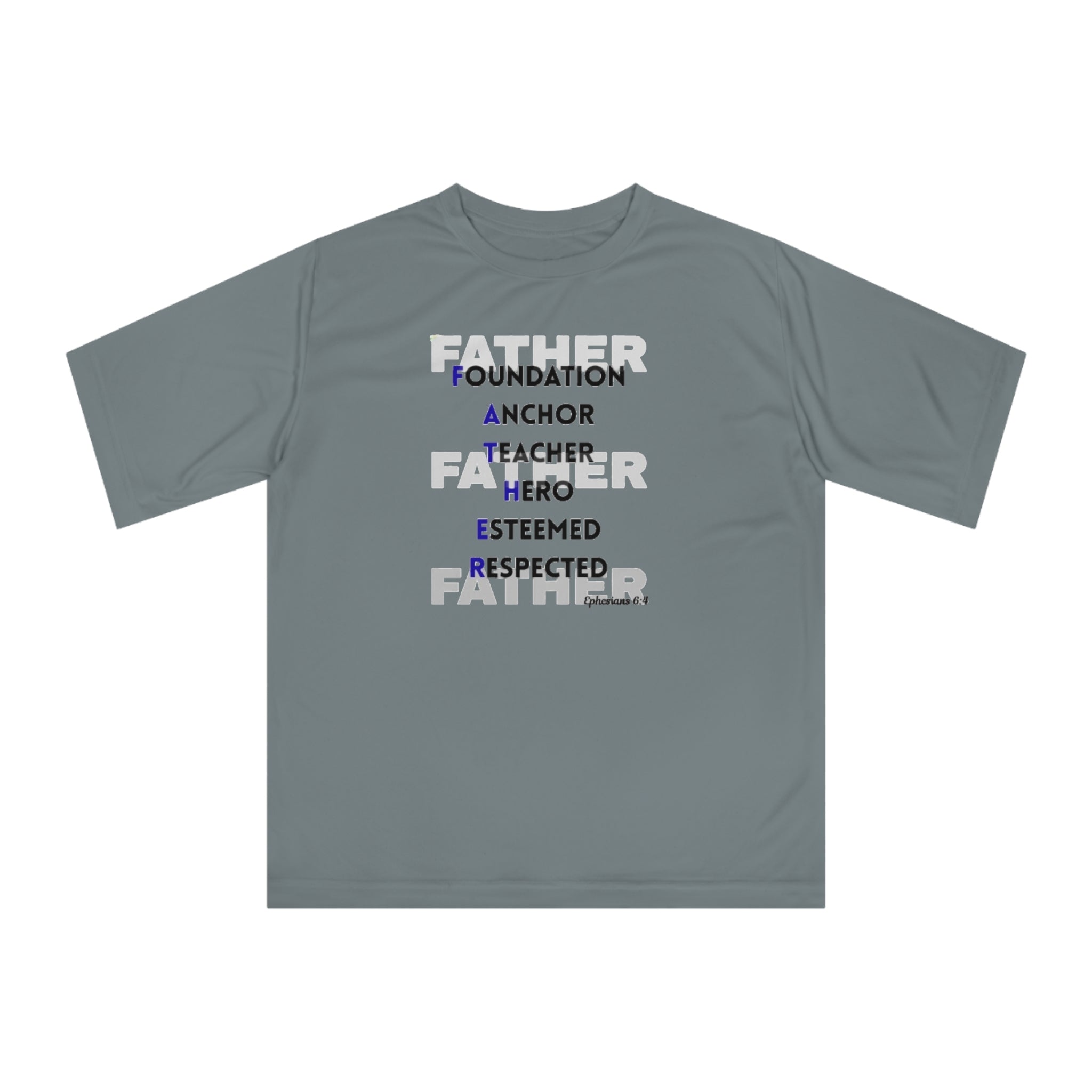 Father Acronym T-Shirt — "Father: Foundation, Anchor, Teacher, Hero"