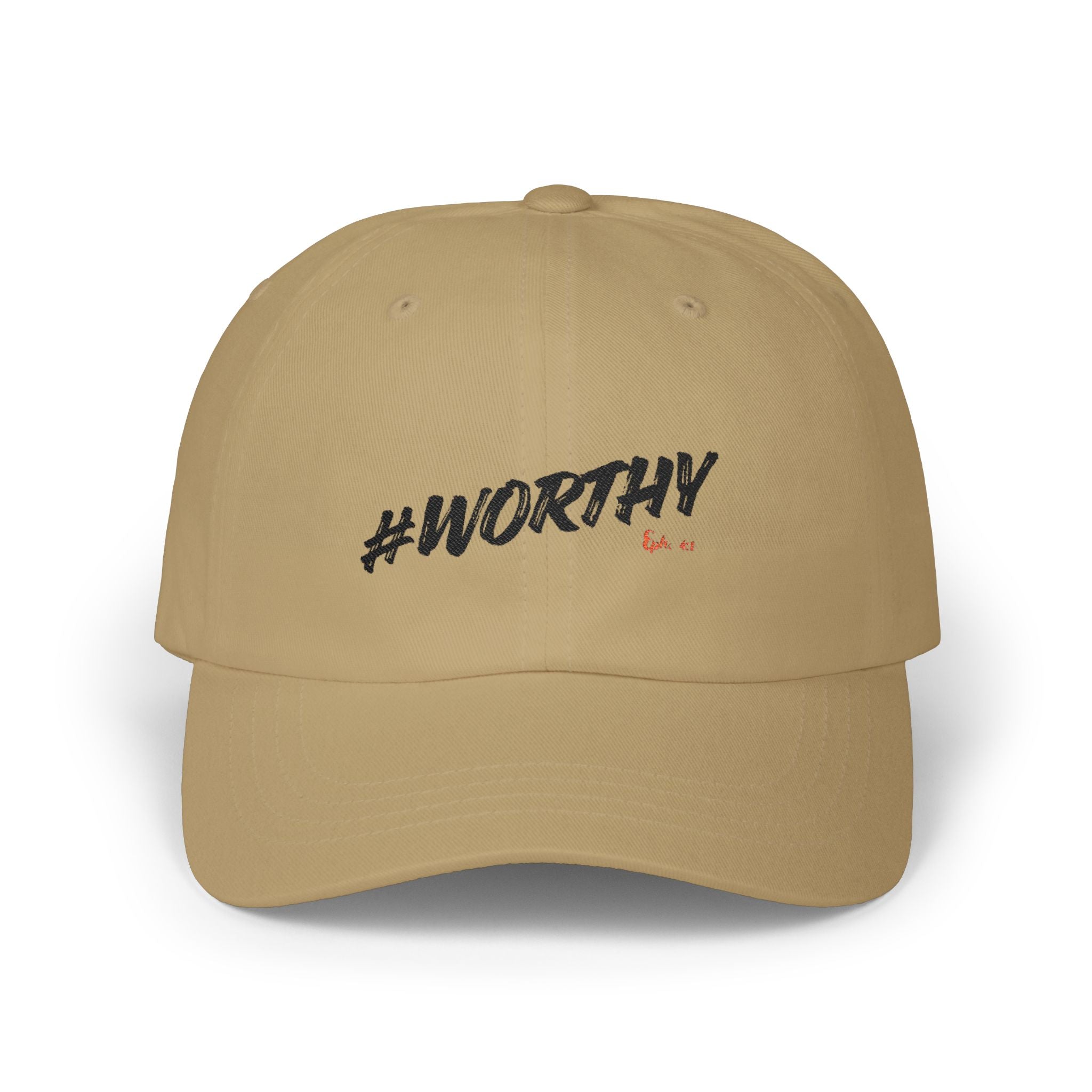#WORTHY Embroidered Positive Message Hat