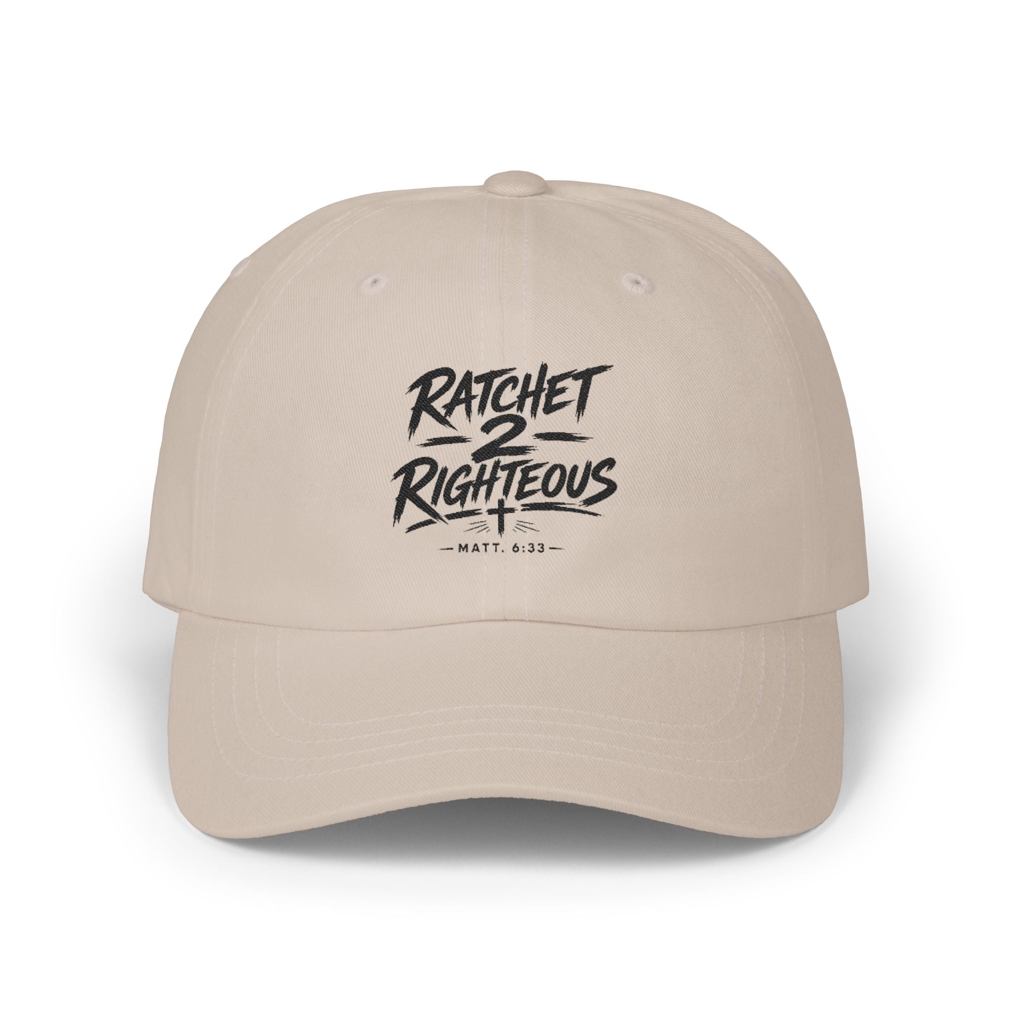 'Ratchet 2 Righteous' Embroidered Adjustable Strap Back Baseball Hat