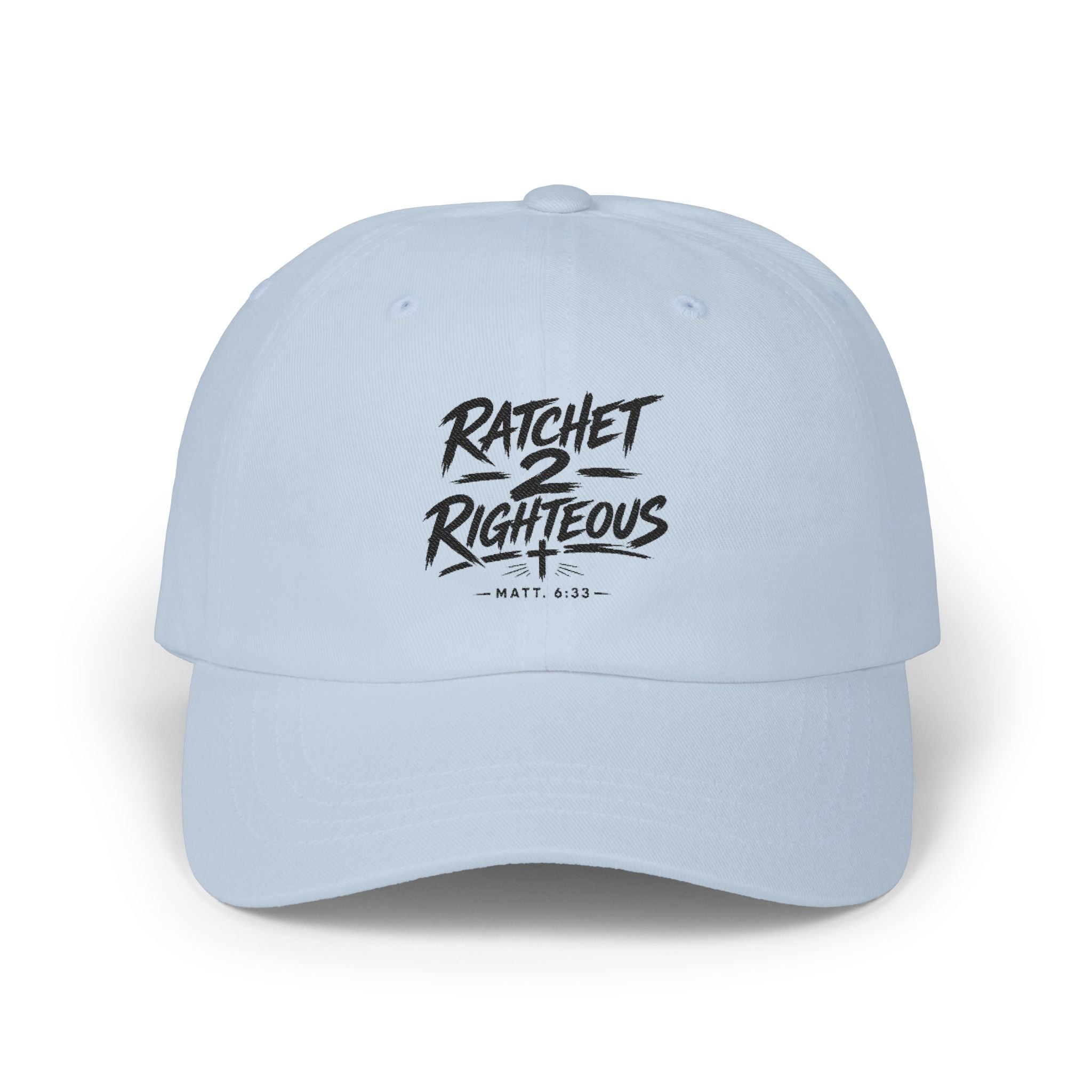 'Ratchet 2 Righteous' Embroidered Adjustable Strap Back Baseball Hat