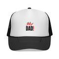 Girl Dad Trucker Cap — Vintage Bold Script Baseball Hat for New Dads & Father's Day