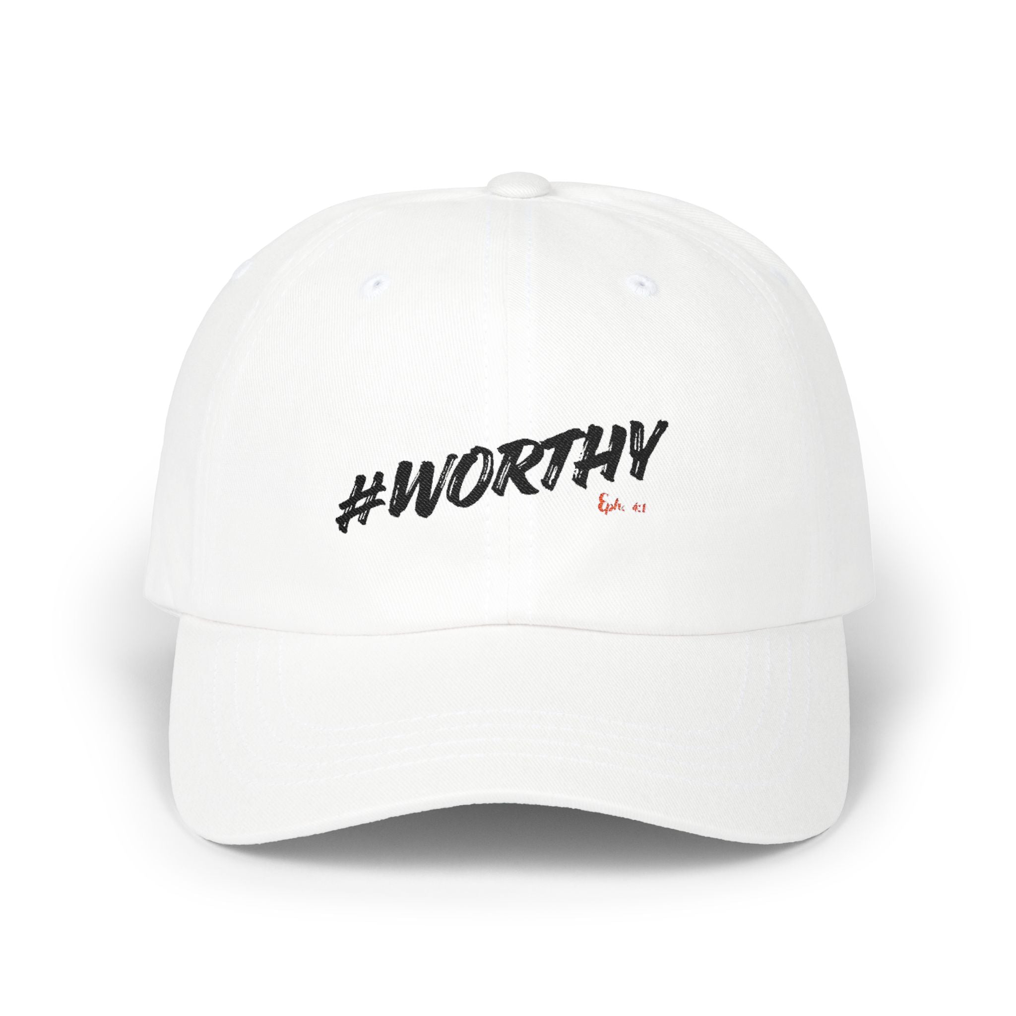 #WORTHY Embroidered Positive Message Hat