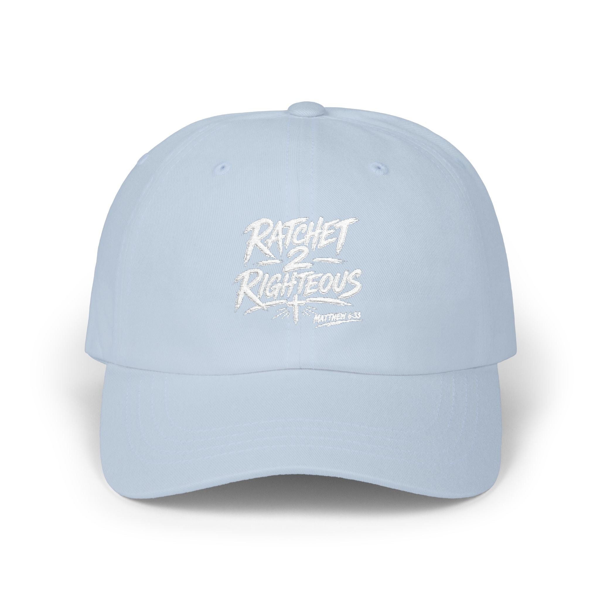 'Ratchet 2 Righteous' Embroidered Back-Strap Streetwear Cap