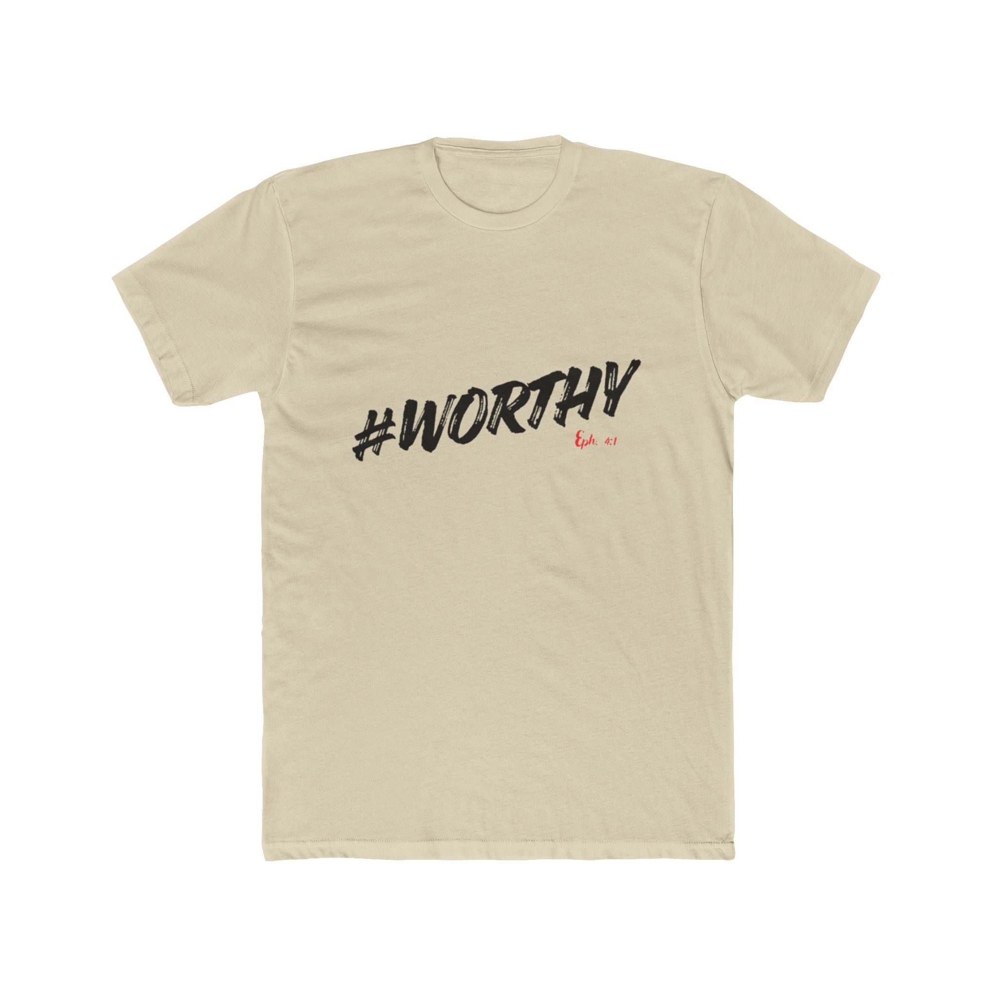 #WORTHY Crew Tee — Inspirational Graphic T-Shirt
