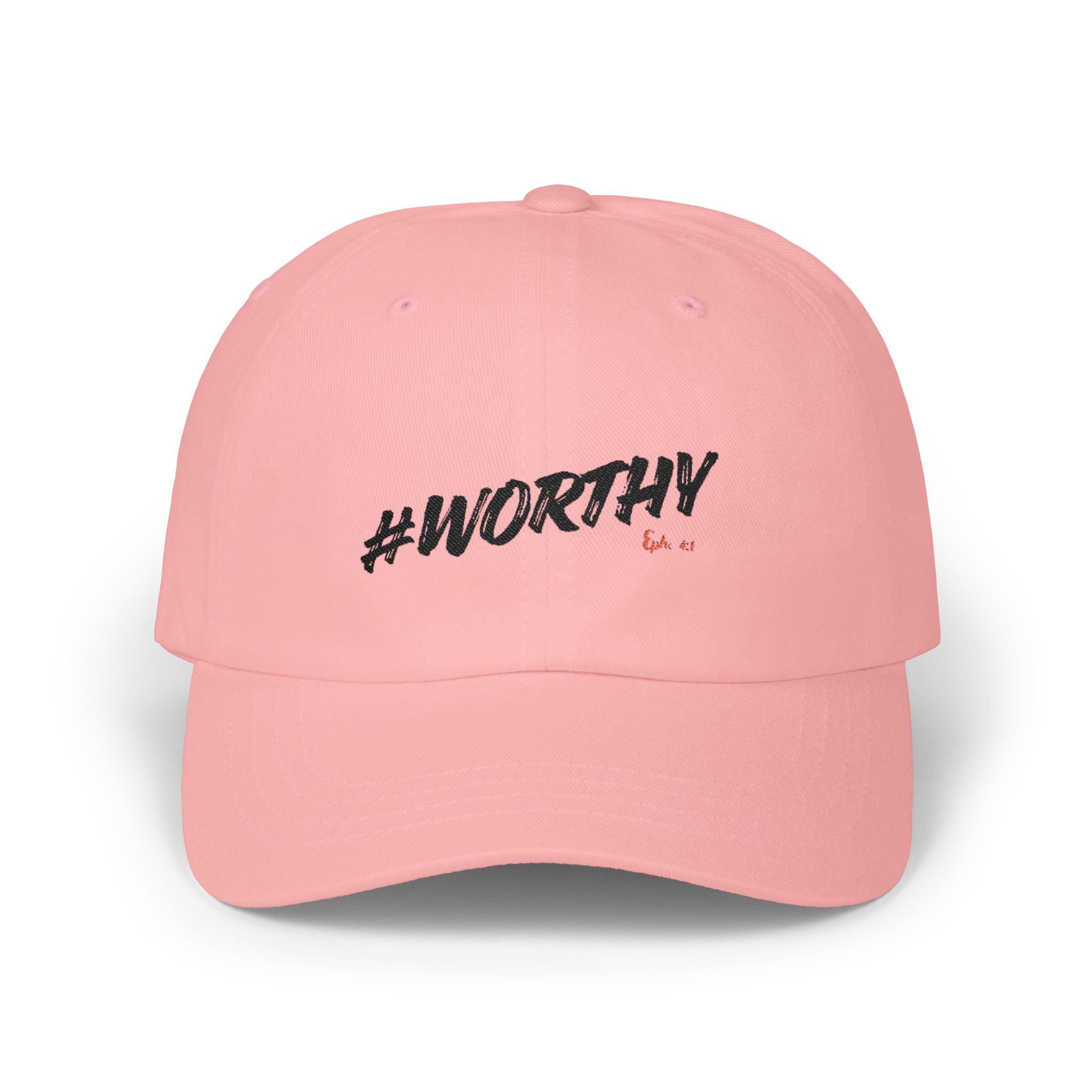 #WORTHY Embroidered Positive Message Hat