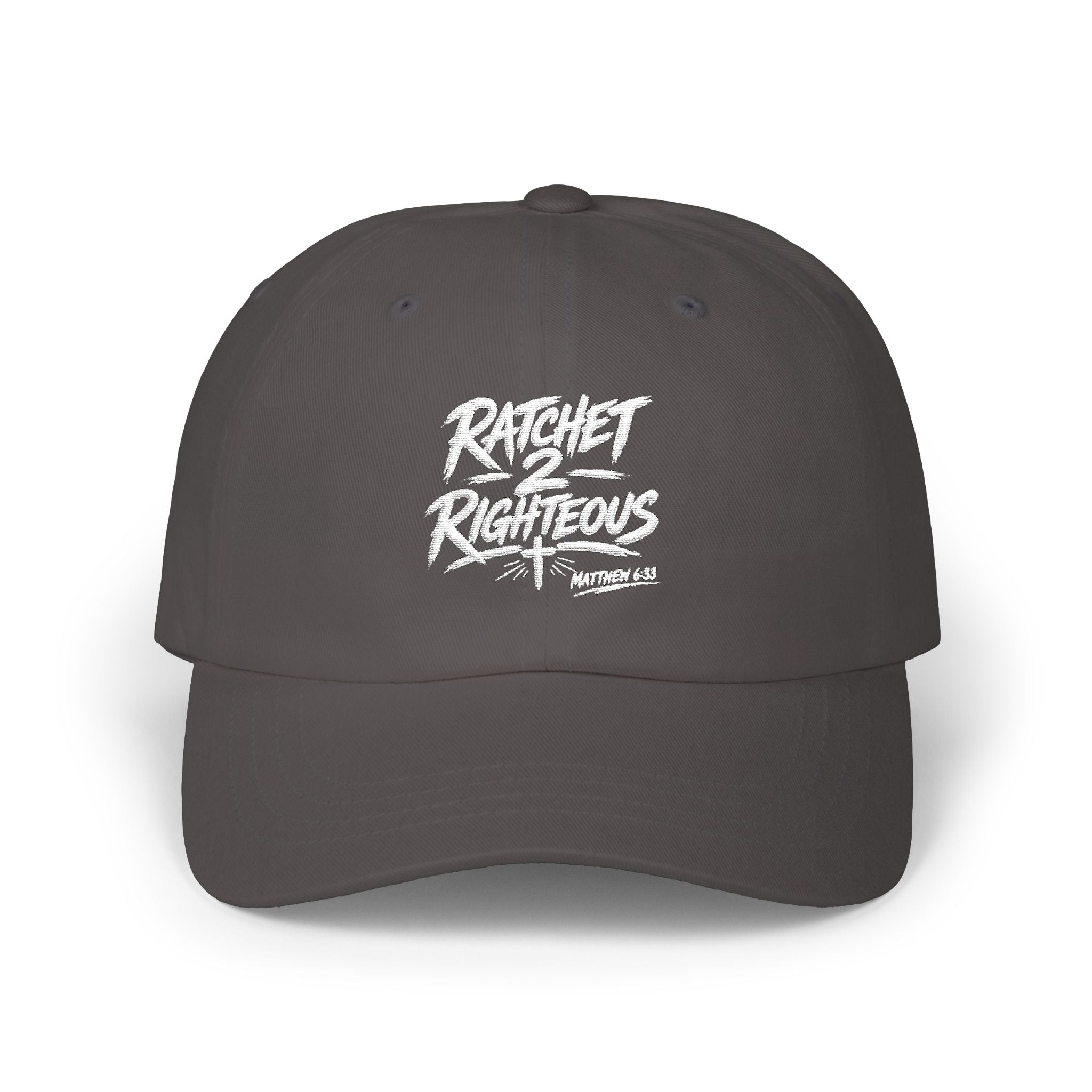 'Ratchet 2 Righteous' Embroidered Back-Strap Streetwear Cap