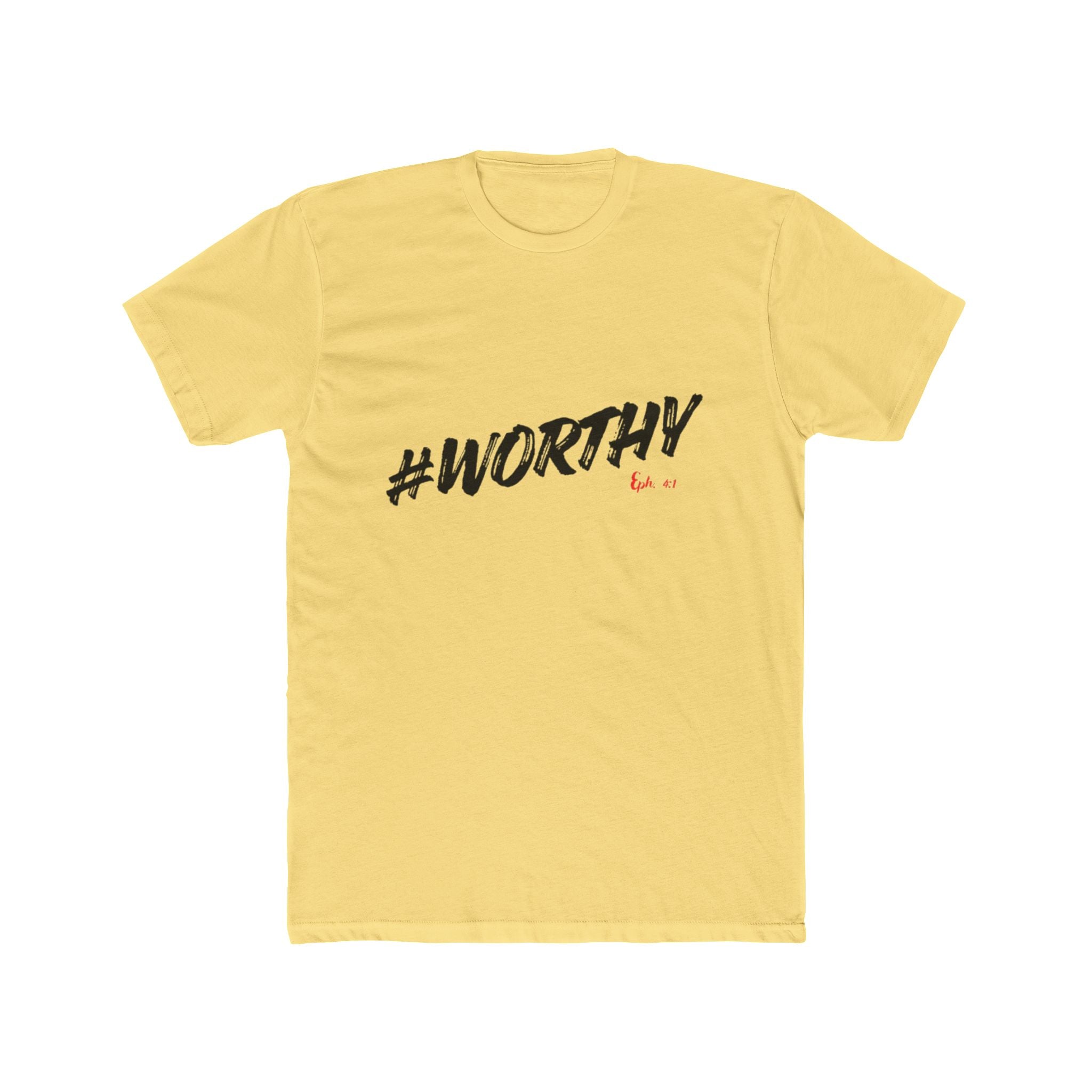 #WORTHY Crew Tee — Inspirational Graphic T-Shirt